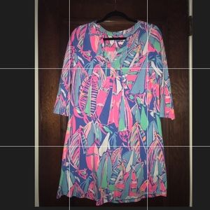 Lilly Pulitzer Ali Dress Bay Blue Out to Sea